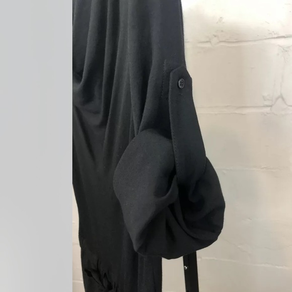 BCBGMAXAZRIA Vanda Cowl Neck Romper S Black - Picture 4 of 10